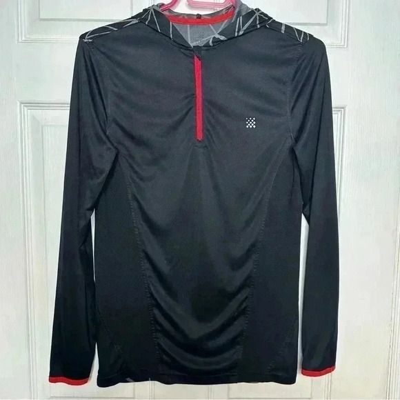 Pure NRG Athletics Hoodie Jacket  Black /White /Red Fitted Size XL - Picture 1 of 16